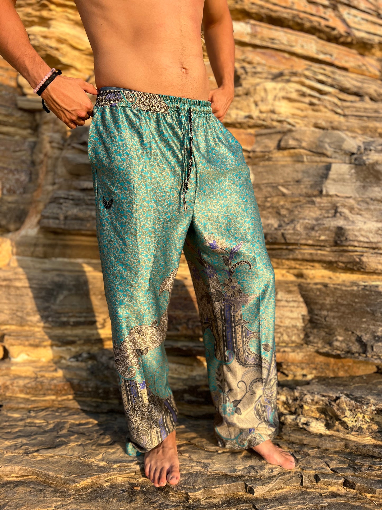 The Oasis Silk Trouser